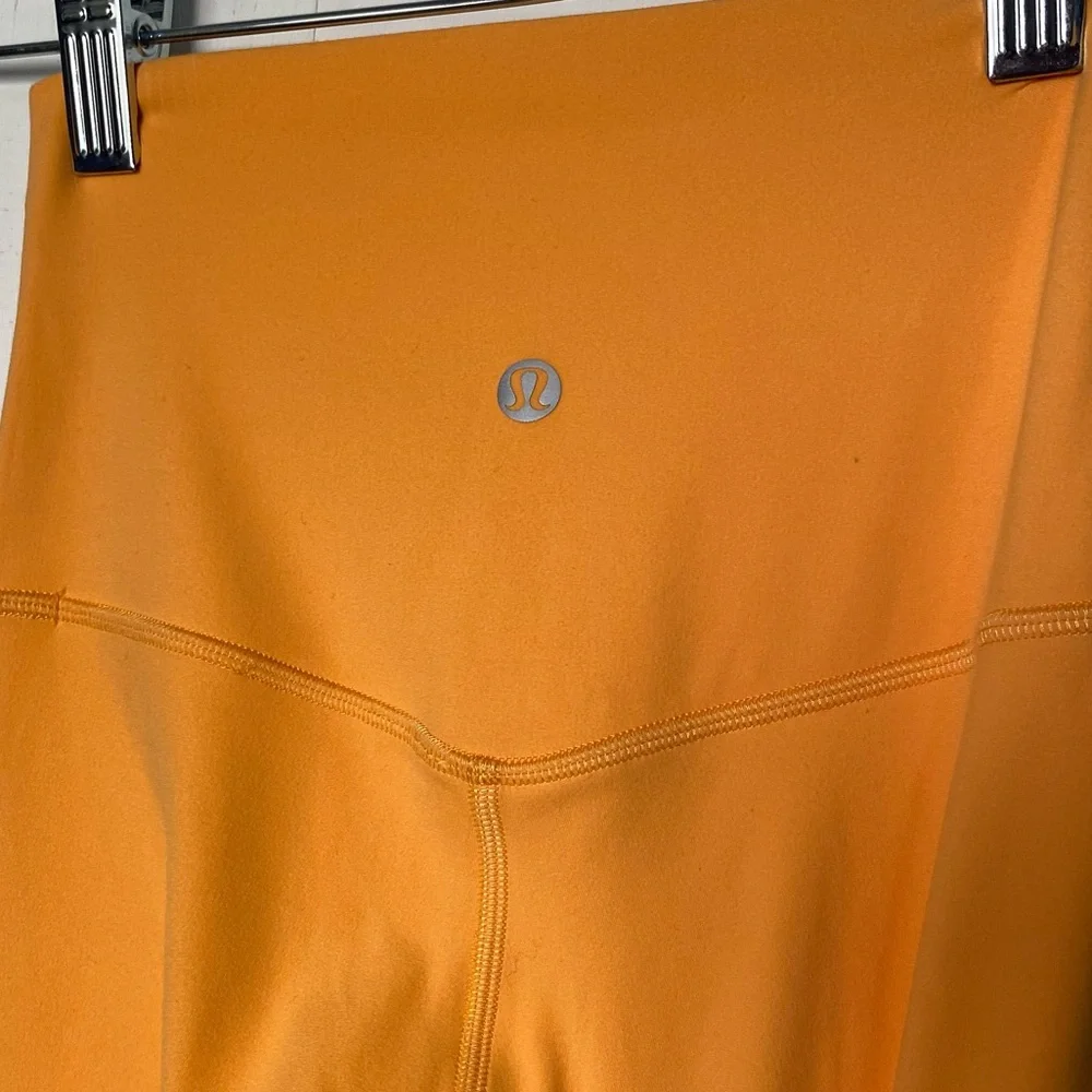 lululemon athletica Women's  SIZE 0 - orange leggings EUC - Picture 4 of 5